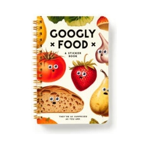 Googly Food Sticker Book | Brass Monkey, Galison (2024)