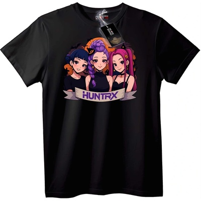 NOONEBRAND Тениска HUNTRX Аниме Момичета - 2XL, White