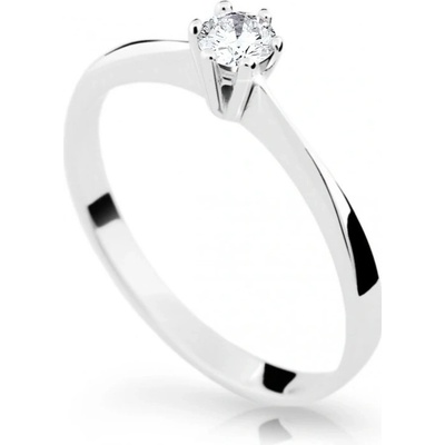 Cutie Jewellery zásnubný prsteň z bieleho zlata Z6900 1877 10 X 2