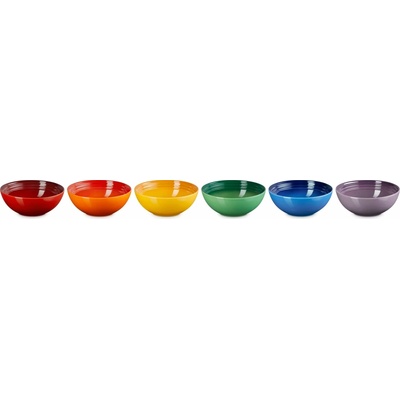 Le Creuset 79286165218006 Misky na müsli Rainbow 650 ml 6 ks
