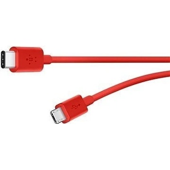 Belkin F2CU033BT06-RED USB-C 2.0 (Type-C) - micro USB propojovací, 1,8m, červený