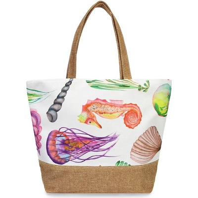 Kufreplus plážová taška ST4390 Morský koník 44 x 36 x 12 cm