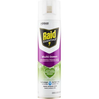 Raid Essentials Multi Insect Insekticid proti létajícímu a lezoucímu hmyzu spray 400 ml