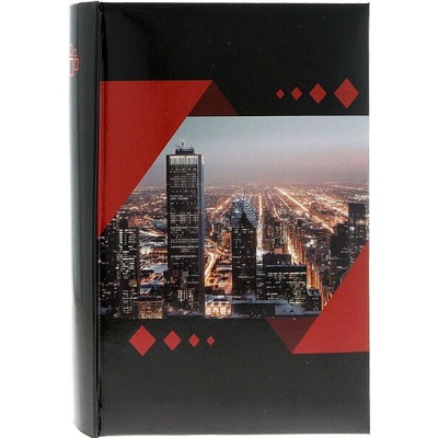 Fotoalbum 10x15 pre 300 fotiek metropilis red