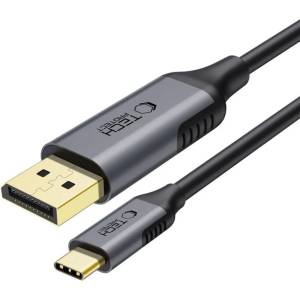 Tech-Protect ultraboost КАБЕЛ type-c КЪМ displayport 1.4 8k 60hz 180cm ЧЕРЕН (5906302321780)