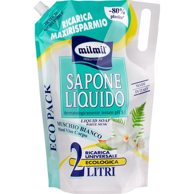 Milmil Muschio Bianco tekuté mydlo 2l