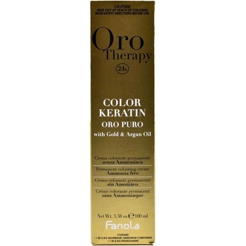 Fanola Oro Therapy 24K Color Keratin 100 ml трайна боя 6.0 Dark Blonde