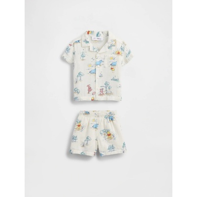 GAP Baby mušelínový set Gap × Macko Pú Biela