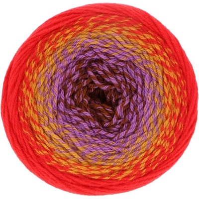 YarnArt Flowers Merino 541 červeno fialová