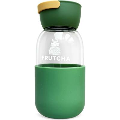 Frutcha lahvička skleněná - zelená 350ml