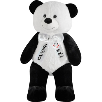Image 1 of Плюшена панда с надписана панделка, 65 см (5131-Н)