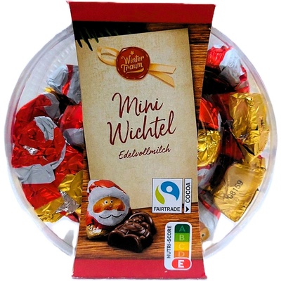 Winter Traum mini Santové z mléčné čokolády 18 ks 125 g