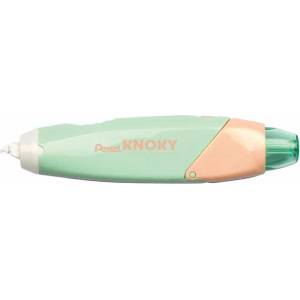 Pentel Ремонтен валяк, 5 мм x 6 м, за многократно пълнене, PENTEL "Knoky", светлозелено-прасковен XZTT805K-WY (XZTT805K-WY)