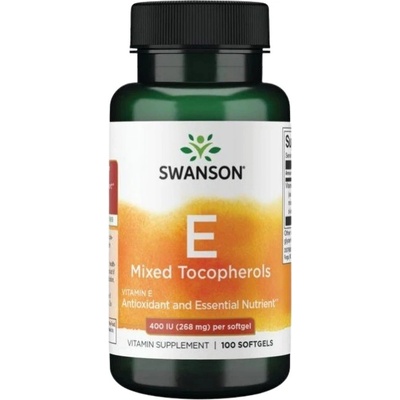 Swanson Vitamin E Mixed 400 IU [100 Гел капсули]