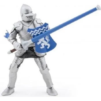 Image 1 of Papo - Фигурка за колекциониране и игра - Рицарят със синьо копие (39760)