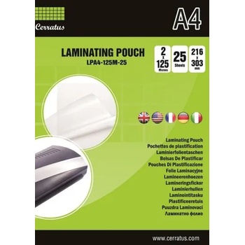 Image 1 of А4 - 125 микр. Ламинатно фолио Cerratus 25бр. в опаковка