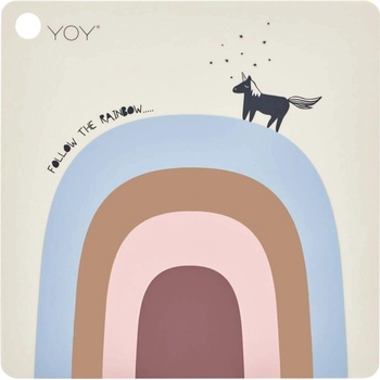OYOY Follow The Rainbow подложка за чиния, 38 x 38 см (1100949)