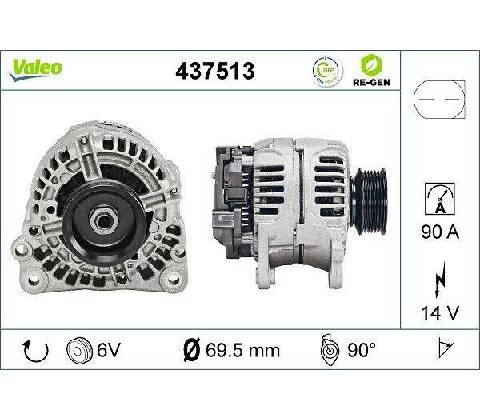 Generátor VALEO 437513