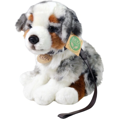 Rappa Плюшена играчка Rappa Еко приятели - Австралийска овчарка, седяща, 27 cm (221123)