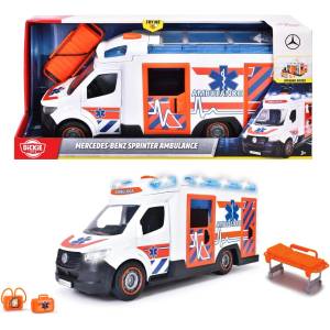 Dickie Toys Детска играчка Dickie Toys - Линейка Mercedes-Benz (203716032038)