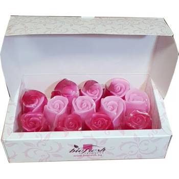 Сапуни с аромат и форма на роза, Biofresh 12 броя в опаковка
