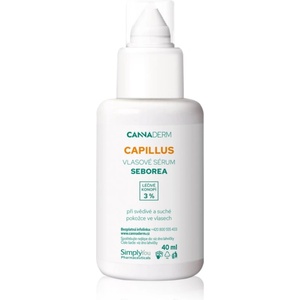 Cannaderm Capillus Seborea Hair Serum активен серум за суха и сърбяща кожа на главата 40ml