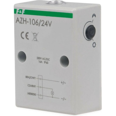 AZH-106 24V - Súmrakový spínač so vstavaným čidlom, 24V, 16A, IP65