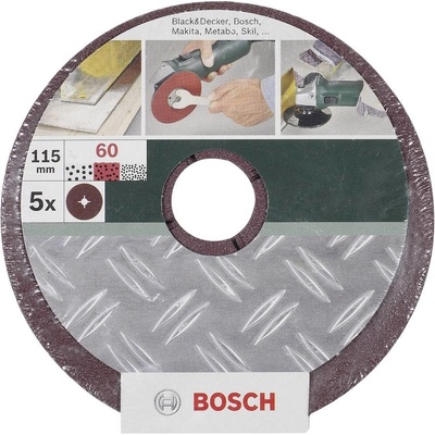 Bosch Accessories 2609256243 brúsny papier pre brúsne kotúče Zrnitosť 24 (Ø) 115 mm 5 ks
