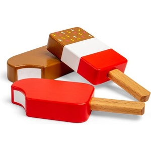 Bigjigs Toys Дървена играчка Bigjigs - Сладолед на клечка, асортимент (BJF145) - ozone
