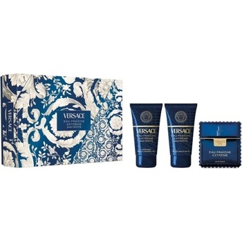 Versace Man Eau Fraiche Extreme Комплект (EDP 50ml + AS Balm 50ml + SG 50ml) за Мъже