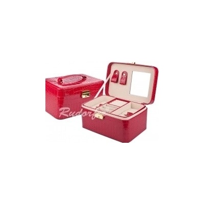 Rudorfer šperkovnice imitace kůže 7232.12 červená