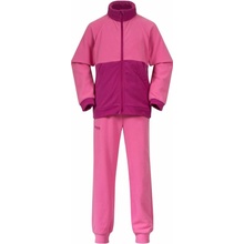 Bergans of Norway Smådøl V5 LongZip detská súprava Ibis Rose/Fandango purple