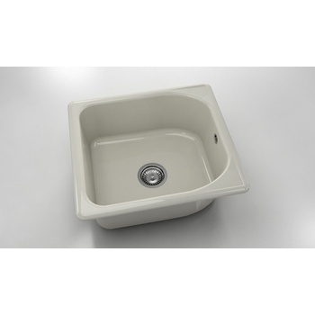 Image 1 of FAT Mивка Classic 209, Polymer marble, 11 Сив гранит, с включен сифон