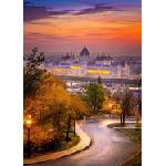Enjoy - Puzzle Buda District with Hungarian Parliamen - 1 000 piese