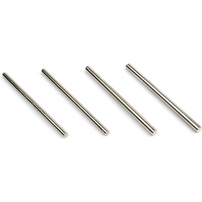 BlackZon Smyter MT/DB/DT 4WD: Vnitřní šroub/osa spodních ramen 3x47 mm přední/zadní/4 ks 1:12