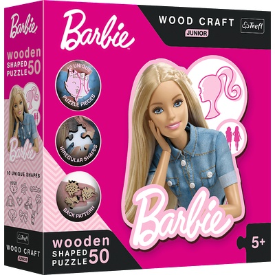 Trefl - Puzzle Beautiful Barbie wooden - 40 - 99 piese