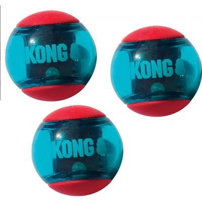 Kong Squeezz Action velikost 3 kusy; průměr 6 cm