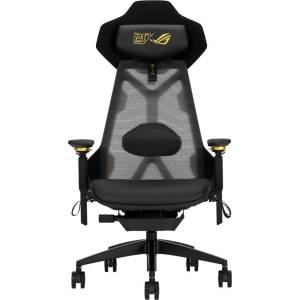 ASUS ROG Destrier Edition 20 Универсален стол за игри Подплатена седалка Черен, Злато (90GC02C0-MSG010)