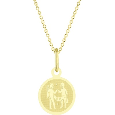 Gemmax Zlatý řetízek se znamením blíženci GUSYN-35831-36261