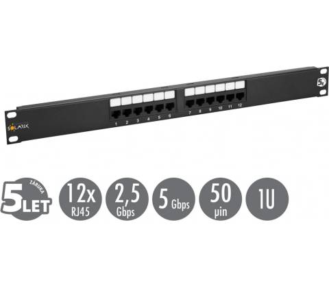Solarix SX12-5E-UTP-BK