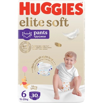 Huggies Elite Soft PANTS č. 6 30 ks