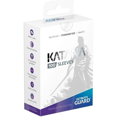 Ultimate Guard Katana Sleeves Standard Size Transparent 100