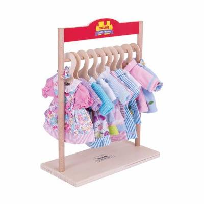 Bigjigs Toys věšák pro šaty panenek