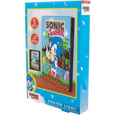 Fizz Creation Svítící plakát na zeď z filmu Sonic