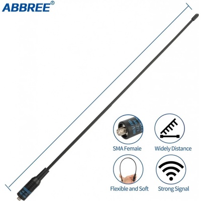 ABBREE AR-771 Dual Band anténa 38 cm SMA-F – Zboží Živě