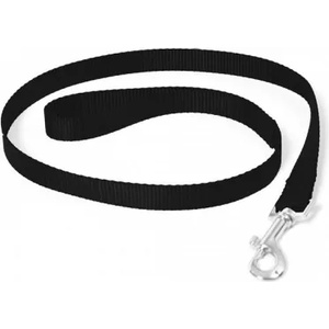 Duvoplus Nylon повод - черен, дължина 120 см, ширина 10 мм, Белгия - 0111000000