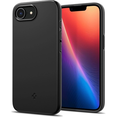 Spigen Гръб Spigen за iPhone 17E, iPhone 16E, Thin Fit, MagSafe, Черен