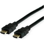 Valueline кабел HDMI 2.0 - HDMI 4K60Hz High Speed + Ethernet, A-A, M/M, подсилен щепсел, 10 м, черен 11.99. 5696-10 (11.99.5696-10)