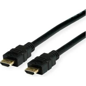 Valueline кабел HDMI 2.0 - HDMI 4K60Hz High Speed + Ethernet, A-A, M/M, подсилен щепсел, 10 м, черен 11.99. 5696-10 (11.99.5696-10)