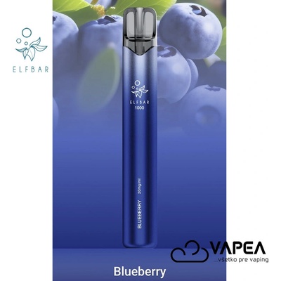 ElfBar 1000 Blueberry 20 mg 1000 poťahov